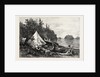 The Upper Lakes, Camp on Victoria Island, Canada by Anonymous