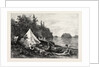 The Upper Lakes, Camp on Victoria Island, Canada by Anonymous