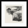 Manitoba: A Half-Breed Farm (Top), Kildonan Church (Bottom), Canada by Anonymous