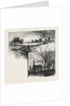 Manitoba: A Half-Breed Farm (Top), Kildonan Church (Bottom), Canada by Anonymous