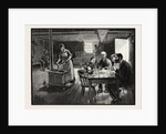 Interior of a Settler's Cabin, Canada by Anonymous