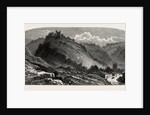 Peveril Castle, Also Castleton Castle or Peak Castle, Overlooking the Village of Castleton in the English County of Derbyshire by Anonymous