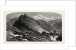 Peveril Castle, Also Castleton Castle or Peak Castle, Overlooking the Village of Castleton in the English County of Derbyshire by Anonymous