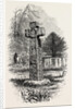 Cross at Eyam, Derbyshire, England by Anonymous