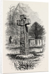Cross at Eyam, Derbyshire, England by Anonymous