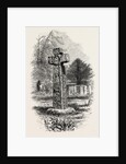 Cross at Eyam, Derbyshire, England by Anonymous