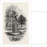 Cross at Eyam, Derbyshire, England by Anonymous