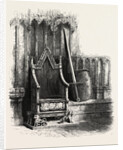 Coronation Chair, with Sword and Shield of Edward III., Westminster Abbey, London by Anonymous