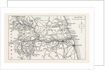 Map of the Course of the Tyne, a River in the UK by Anonymous