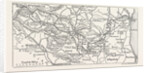 Map of the Course of the Wear, in North East England by Anonymous