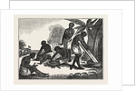 Natives of Madagascar Preparing Bread from the Manioc Root by Anonymous
