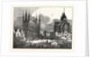 The Townhall and Church of St. Peter, Louvain, Belgium by Anonymous