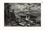 View from Fourteen-Mile Island, Lake George by Anonymous