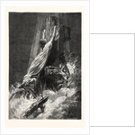 Saved and Lost. Religious Print. by Anonymous