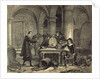 A Party in the Nineteenth Century in the Wine Cellar by Anonymous