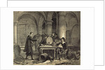 A Party in the Nineteenth Century in the Wine Cellar by Anonymous