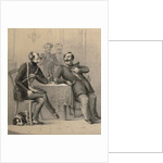 German Military Drinking a Glass of Wine by Anonymous