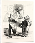 French Cook Talking with Two Children by Anonymous