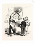 French Cook Talking with Two Children by Anonymous