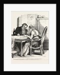 French Man and Woman Playing Cards by Anonymous