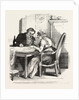 French Man and Woman Playing Cards by Anonymous