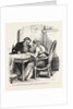 French Man and Woman Playing Cards by Anonymous