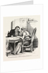 French Man and Woman Playing Cards by Anonymous