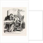 French Man and Woman Playing Cards by Anonymous