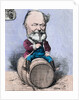 Sitting on a Barrel and Drinking a Glass of Wine by Anonymous