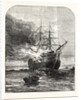 Destruction of the Goliath Training Ship, Off Grays, Essex, by Fire, 1876 by Anonymous