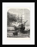 Destruction of the Goliath Training Ship, Off Grays, Essex, by Fire, 1876 by Anonymous