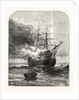 Destruction of the Goliath Training Ship, Off Grays, Essex, by Fire, 1876 by Anonymous