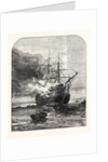 Destruction of the Goliath Training Ship, Off Grays, Essex, by Fire, 1876 by Anonymous