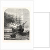 Destruction of the Goliath Training Ship, Off Grays, Essex, by Fire, 1876 by Anonymous