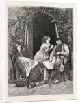The Plague of the Village, Man, Woman, Child, Outdoors by Anonymous