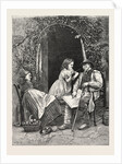 The Plague of the Village, Man, Woman, Child, Outdoors by Anonymous