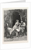 The Plague of the Village, Man, Woman, Child, Outdoors by Anonymous