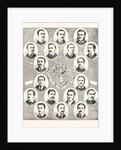 The Oxford and Cambridge Boat Race, 1876.: Portraits of the Crews by Anonymous