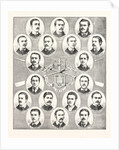 The Oxford and Cambridge Boat Race, 1876.: Portraits of the Crews by Anonymous