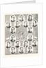 The Oxford and Cambridge Boat Race, 1876.: Portraits of the Crews by Anonymous