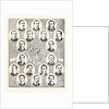 The Oxford and Cambridge Boat Race, 1876.: Portraits of the Crews by Anonymous