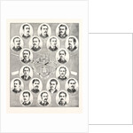 The Oxford and Cambridge Boat Race, 1876.: Portraits of the Crews by Anonymous