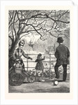 The Easter Holidays: Feeding the Water-Fowl in Victoria Park, London by Anonymous