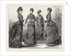 Continental Basque, Long Round Overskirt, and Walking Skirt, Back and Front, Fashion for April by Anonymous