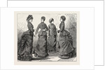 Continental Basque, Long Round Overskirt, and Walking Skirt, Back and Front, Fashion for April by Anonymous