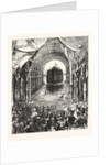 Launch of H.M.S. Inflexible, at Portsmouth: The Vessel Leaving the Ways by Anonymous