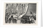 The Princess Louise at Portsmouth, Christening of the Inflexible by Anonymous