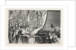The Princess Louise at Portsmouth, Christening of the Inflexible by Anonymous