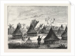 Lieutenant Cameron in Central Africa, Sona Bazh, a Ulundo Village on the Frontier of Tovale by Anonymous