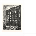 Destruction of the Theatre Des Arts, Rouen, by Fire, France by Anonymous